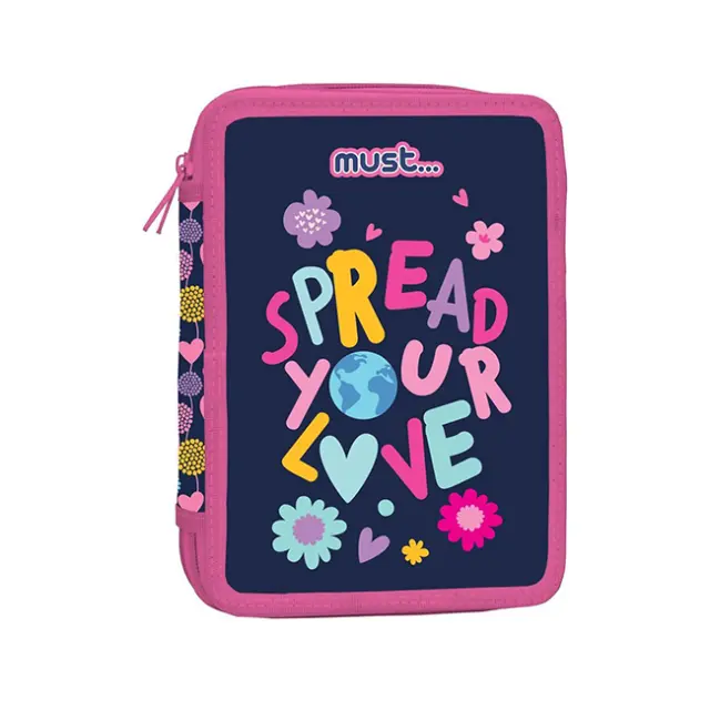 Must Κασετίνα Διπλή Γεμάτη Spread Your Love (000585550)