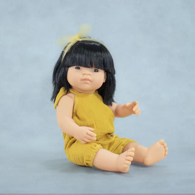 MINILAND DOLLS MINILAND ΚΟΥΚΛΑ ΑΣΙΑΤΙΣΣΑ 38 CM ΜΕ ΡΟΥΧΑΛΑΚΙΑ 3