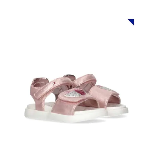 Tommy Hilfiger Strass Heart Velcro Sandal T1A2-32752 - 20 3