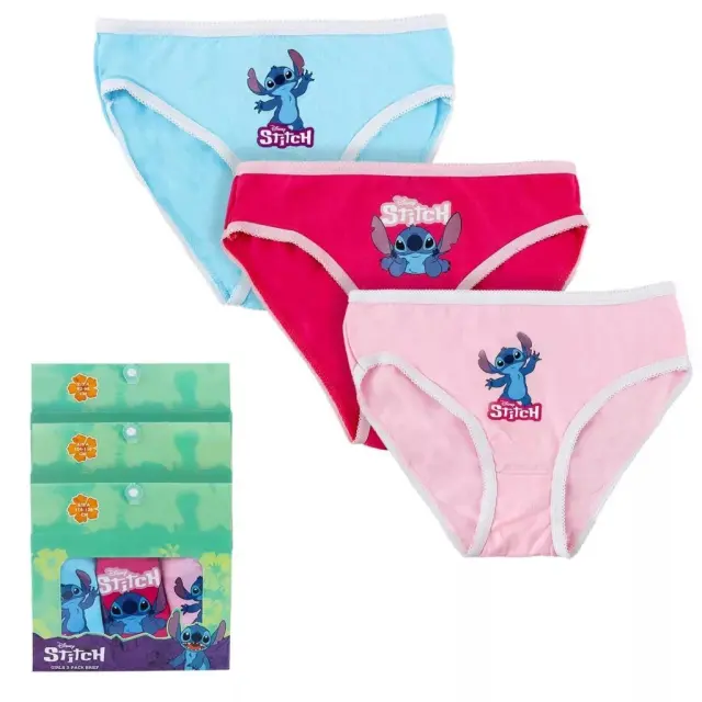 Παιδικό εσώρουχο Disney Lilo and Stitch Σετ 3 τεμαχίων Πολύχρωμο