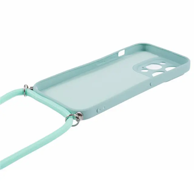 Θήκη με Κορδόνι για τον Λαιμό για iPhone 15 Pro- Mint OEM 3