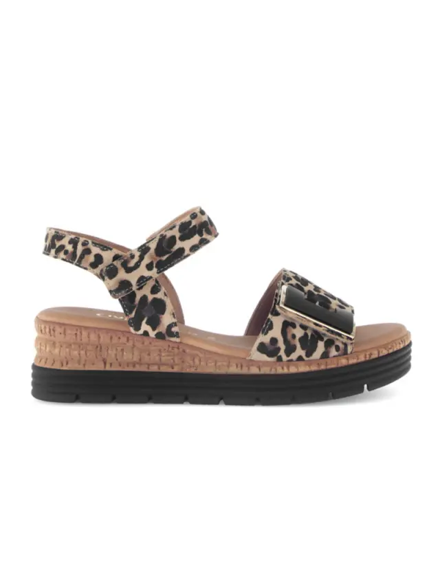 Gabor Πέδιλα Γυναικείο δέρμα Nubuck Prints GAB/62700 90-NATUR 3