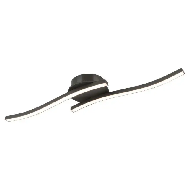 LED Φωτιστικό Οροφής 12Watt RIVER Μαύρο 4000K IP20 VIV005037 2