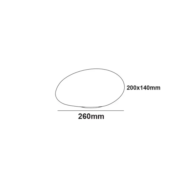 ΗΛΙΑΚΗ/ΕΠΑΝΑΦΟΡΤΙΖΟΜΕΝΗ RGBW LED ΠΕΤΡΑ 26*20*14cm IP54 LiFePO4 1800mAh / NOST2620RGBW 2