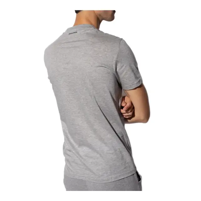 DSQUARED2 Ανδρικό T-Shirt Back Logo - Τριπλό Πακέτο, Χρώμα Μαύρο-Γκρι-Λευκό 3