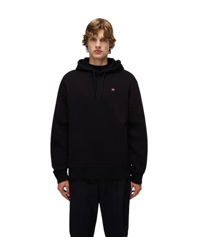 Napapijri - Ανδρική Φούτερ Μπλούζα με Κουκούλα 'Balis Hood' Regular Fit NP0A4FQV-041 Μαύρο 2