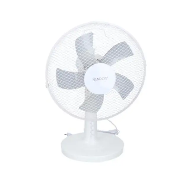 Επιτραπέζιος Ανεμιστήρας Niaros Macomia 35W Λευκό N68208