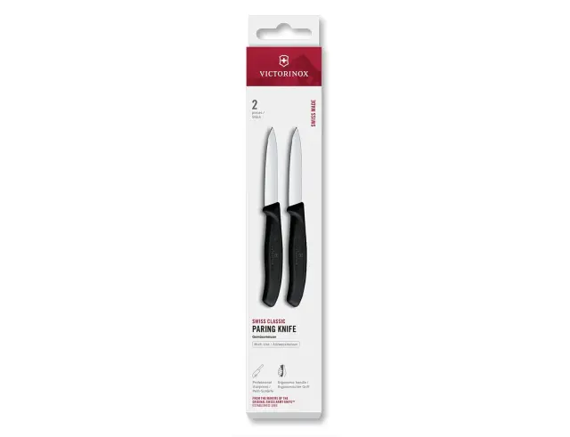 Σετ Μαχαίρια Γενικής Χρήσης Victorinox Swiss Classic με μήκος λεπίδας 8cm - Black - 2 τεμάχια6.7603.2 2