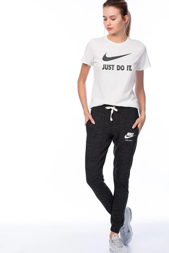 Nike Sportswear Gym Vintage Παντελόνι Γυναικείας Φόρμας 883731-010 Μαύρο - S 2