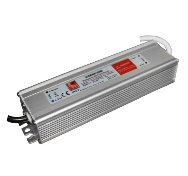 ΤΡΟΦΟΔΟΤΙΚΟ ΣΤΕΓΑΝΟ ΓΙΑ ΤΑΙΝΙΕΣ LED 230V/24VDC 60W IP67