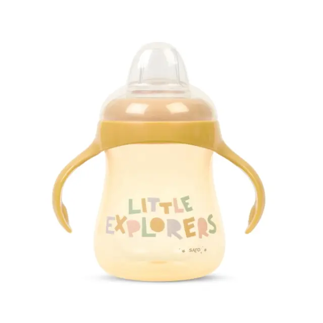 Ποτηράκι Εκπαιδευτικό Little Explorers Ώχρα 250ml.6+Μ 2