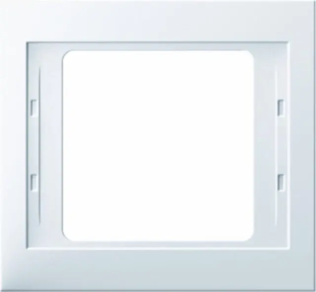 Frame 1gang, K.1, p. white glossy