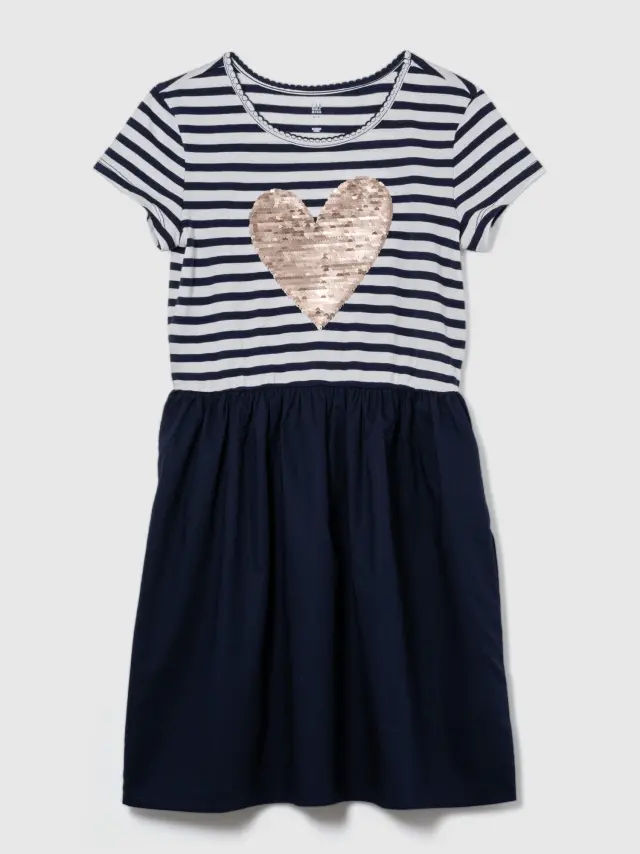 Παιδικό Flippy-Sequin Φόρεμα navy uniform