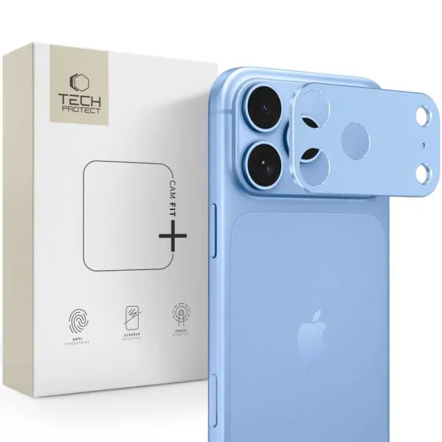 Tech-protect Camalloy Fit+ iPhone 18 Pro Light Blue