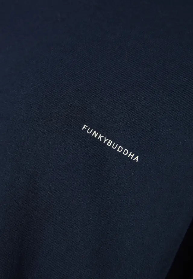 FunkyBuddha ανδρικό μονόχρωμο t-shirt FBM014-001-04-2 2