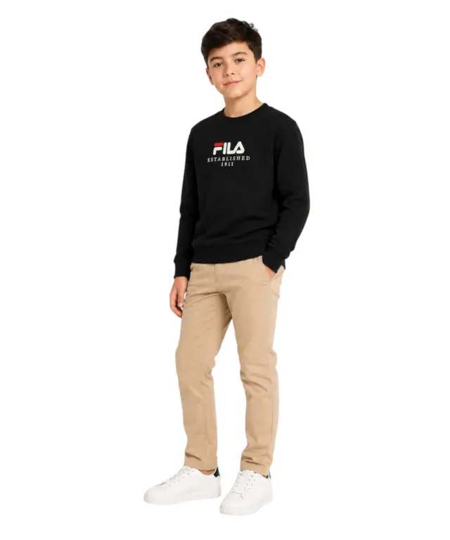 Fila - Παιδική Μπλούζα Φούτερ Benna FAK0430-80010 Μαύρο 3