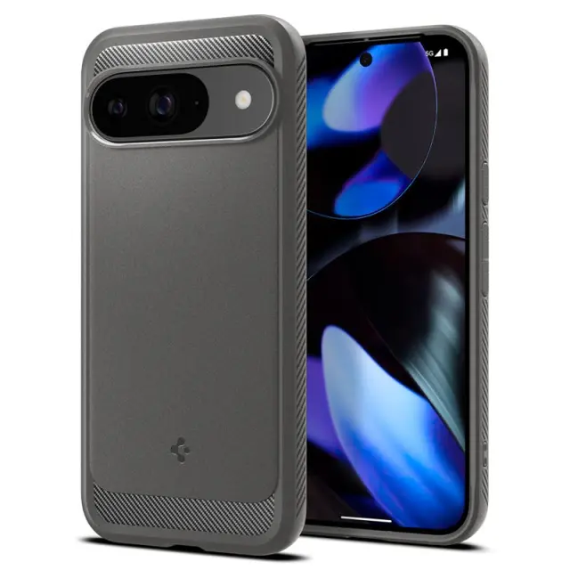 Spigen Rugged Armor, marble gray - Google Pixel 9 Pro/Pixel 9 ACS07783