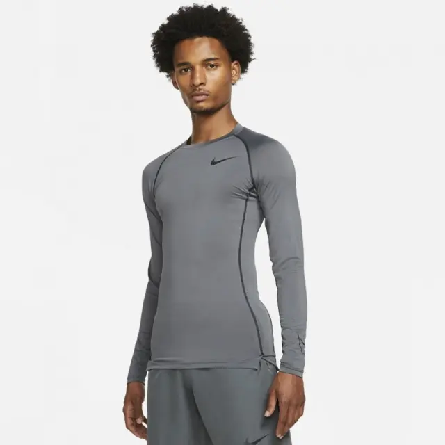 Nike Pro Dri-FIT Top (DD1990-068) - Γκρί