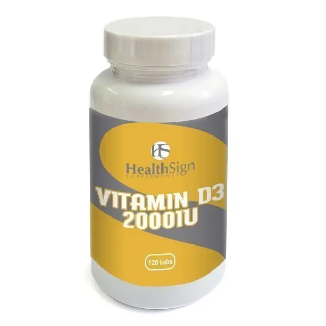 Health Sign Βιταμίνη D3 2000IU 120tabs