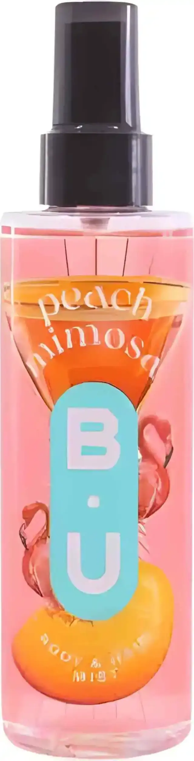 B.U. Peach Mimosa Body & Hair Mist Αρωματικό Σπρει για Μαλλιά και Σώμα 200ml