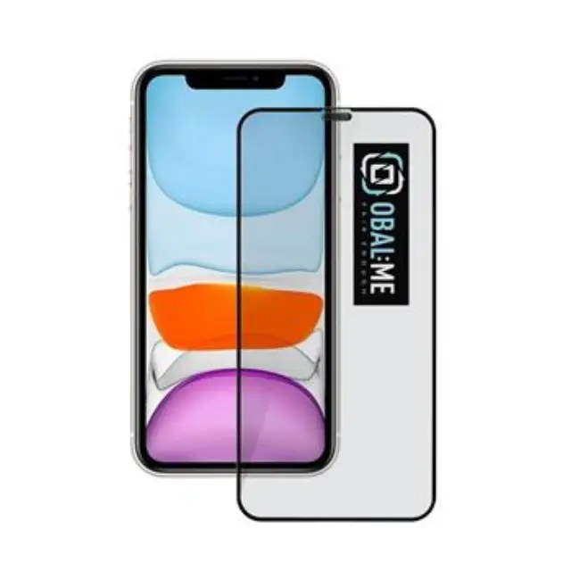 OBAL:ME 5D Glass Screen Protector for Apple iPhone 11/XR Black