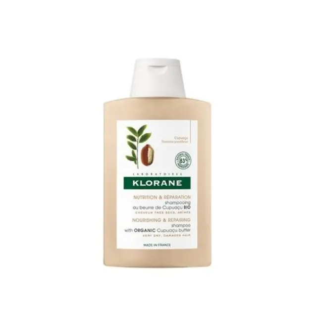 Klorane Nourishing & Repairing Shampoo with Cupuacu Σαμπουάν Θρέψης και Επανόρθωσης για Πολύ Ξηρά/Κατεστραμμένα Μαλλιά, 200ml