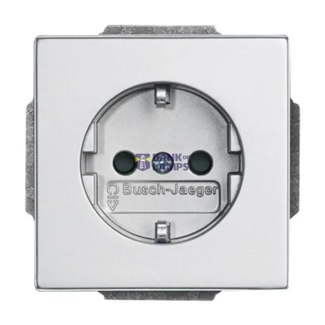 20 EUC-83-500 CoverPlates (partly incl. Insert) future®, Busch-axcent® Aluminium silver
