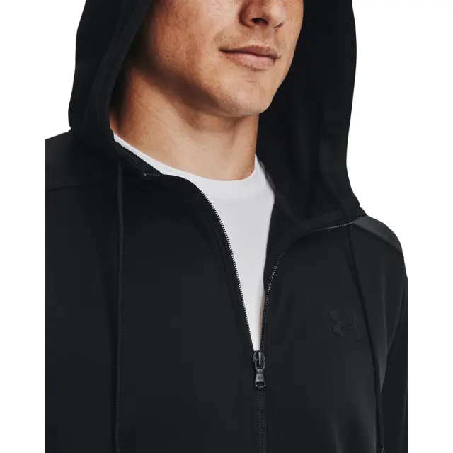 Under Armour Fleece FZ Hoodie (1373357-001) - Μαύρο 2