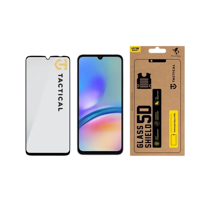 Tactical Glass Shield 5D for Samsung Galaxy A05/A05s Black 3