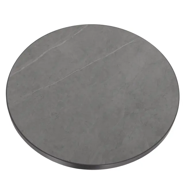 ΕΠΙΦΑΝΕΙΑ ΤΡΑΠΕΖΙΟΥ SINTERED STONE FB96652.05 GREY MARBLE--ΠΛΑΙΣΙΟ ALU ΓΚΡΙ Φ60εκ. 3