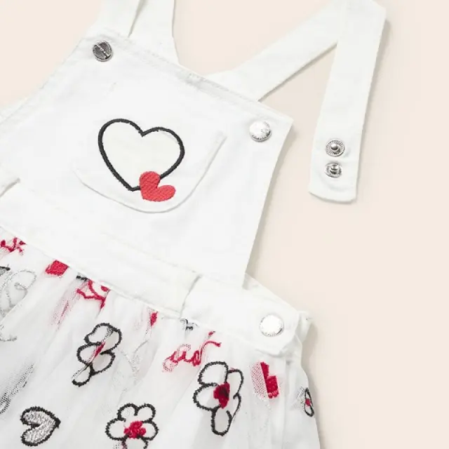 Baby 6 μηνών έως 4 ετών Φούστα σαλοπέτα φούστα τούλι λευκό 3