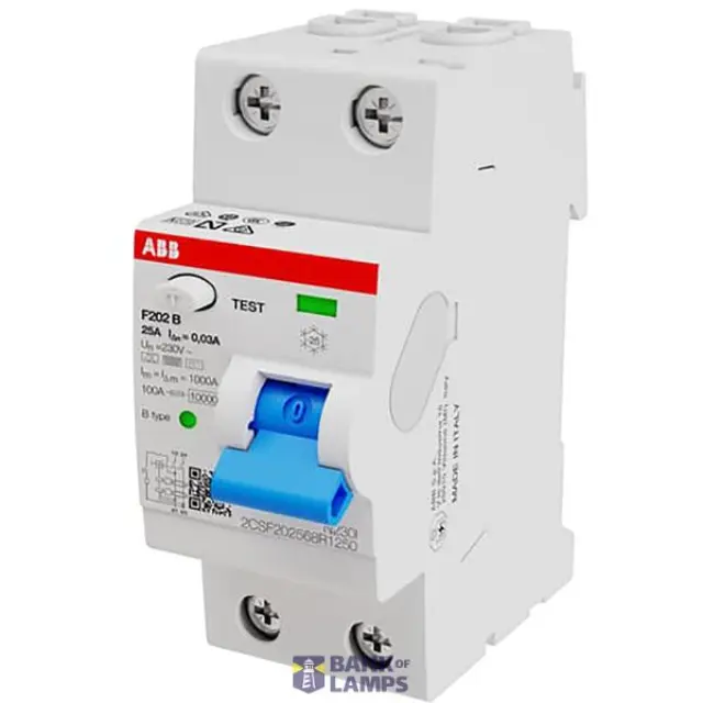 F202 B-25/0.03 Residual Current Circuit Breaker 2P B type 30 mA