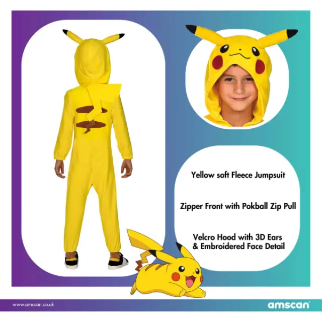 Στολή Pokemon Pikachu / 3-4 ετών