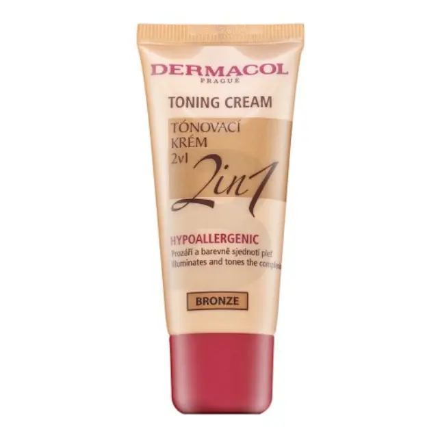 Dermacol Toning Cream 2in1 toning and moisturizing emulsions to unify the skin tone Bronze 30 ml