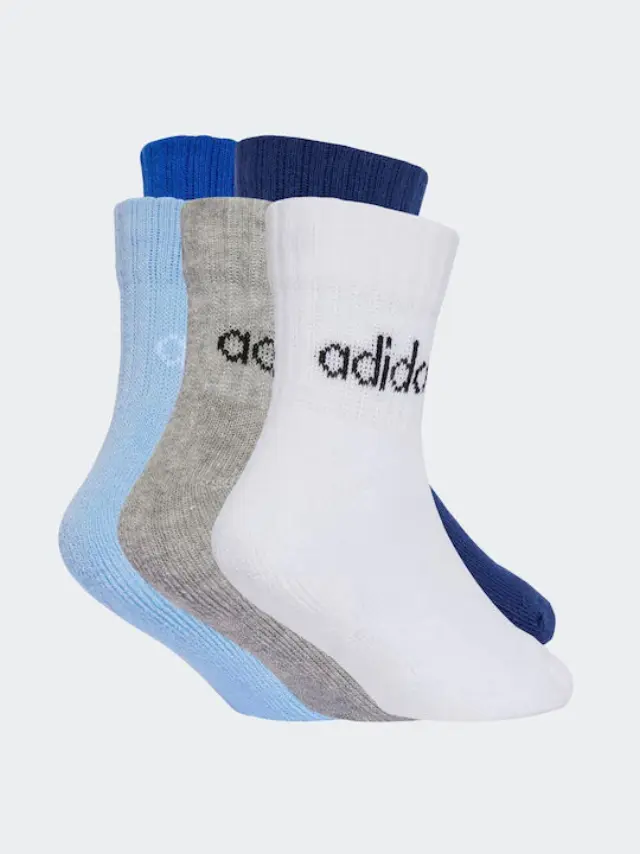 adidas Performance Kids Linear 5 Pair Ankle Socks Πολύχρωμο JF8542 (adidas Performance) - XXXSmall 2