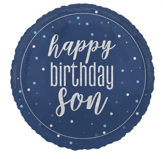 Μπαλόνι Φοιλ 18 Happy Birthday Son / 46 εκ