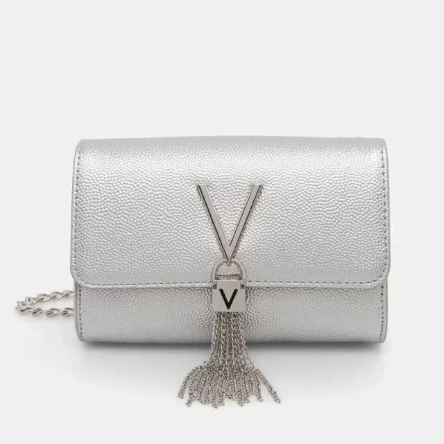 Τσάντα Valentino VBS1R403G_040 Ασημί - ONESIZE