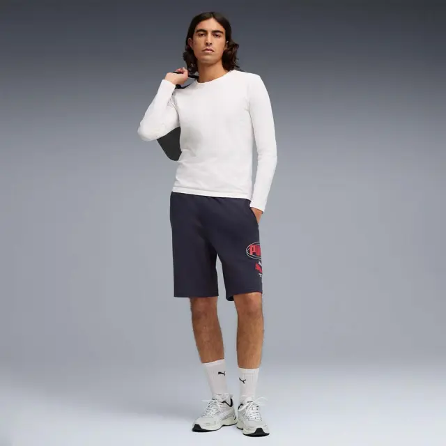 Puma Men's Essentials Logo Lab Story 1 10inch Shorts Μπλε Σκούρο 692460-16 (Puma) 3
