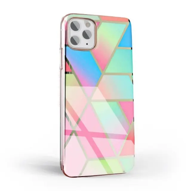 Cosmo Marble Silicone Case Θήκη Σιλικόνης Για Apple iPhone 12 Pro Max - Πολύχρωμη Μάρμαρο OEM