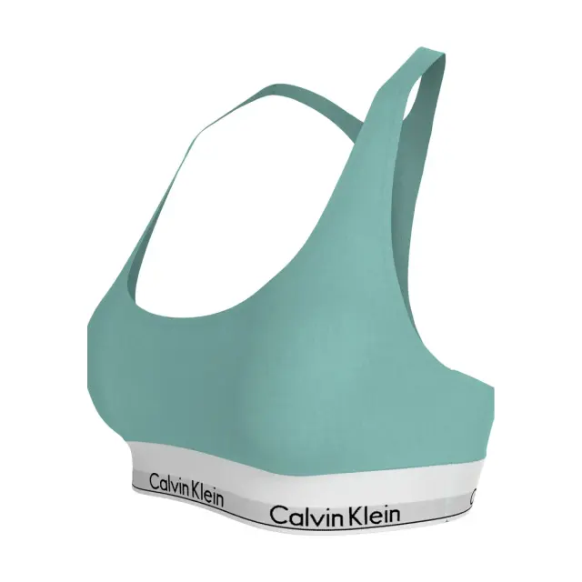 Calvin Klein Γυναικείο Μπουστάκι Unlined Bralette Modern Cotton, Χρώμα Beau Blue 2