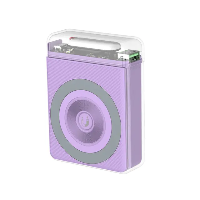 XO PR226 Mini Transparent Light Display Magnetic Absorption Fast Charging 10000mAh (Purple) 16.010.0061 2