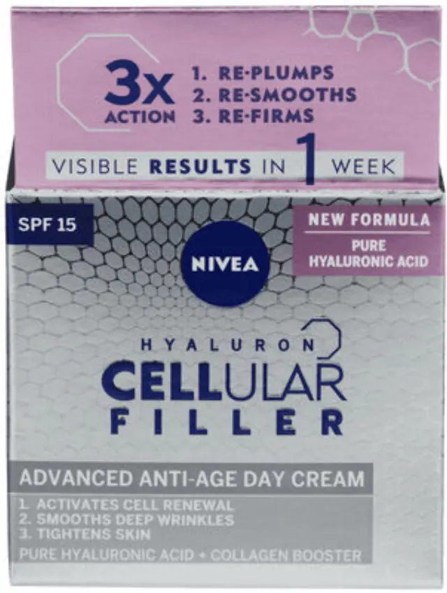 NIVEA Cellular Hyaluron Filler Anti-Age Κρέμα Ημέρας SPF15 50ml