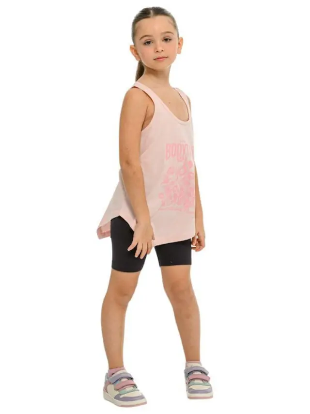 Bodytalk Sets Girls Sleeveless Long Top & 2/4 leggings 1261-705299 - 14