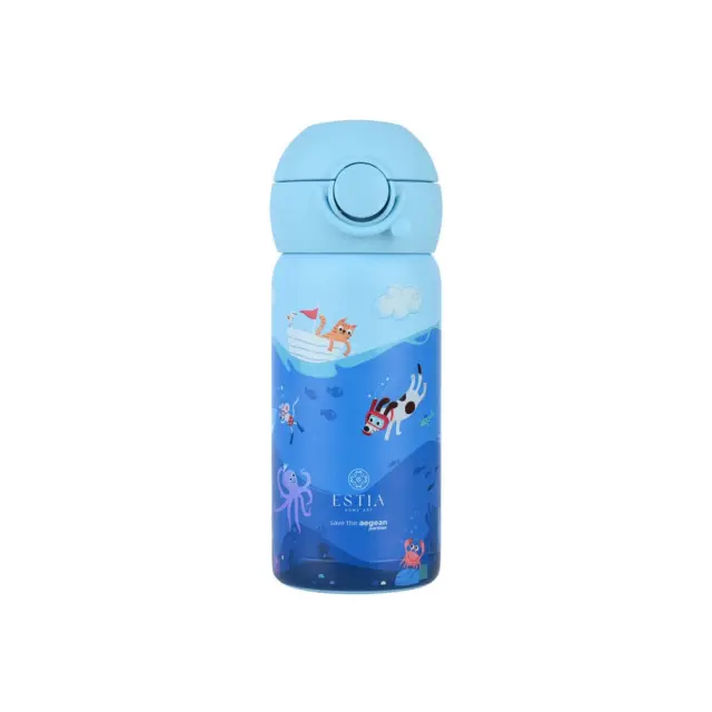Estia Θερμός Παιδικό Wonder Bottle Save The Aegean 350ml Treasure Quest