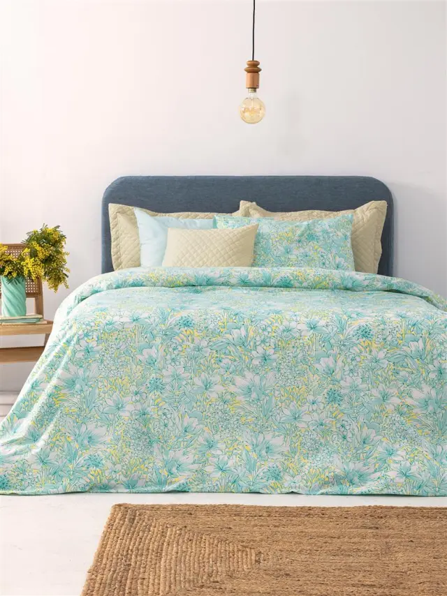 Σετ Σεντόνια 110x200+30 Μονά Fashion Life Palamaiki FL6275 Mint 100% βαμβακερόΜε Λάστιχο