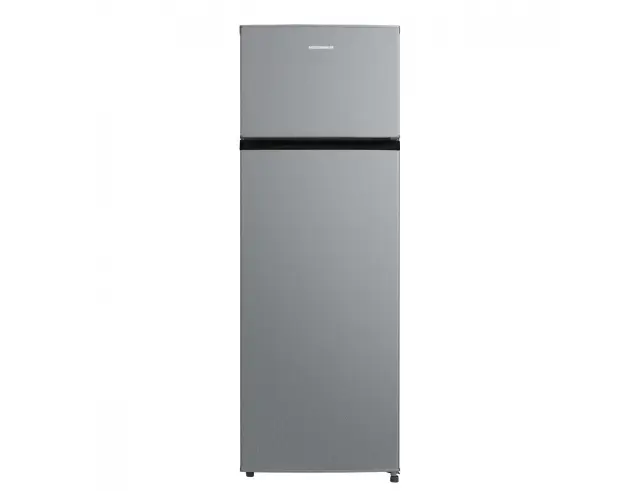 Ψυγείο δίπορτο Heinner HF-M235ESE++ με Συνολική Χωρητικότητα 235L, Ενεργειακή Κλάση E και Ύψος 159cm - Silver HF-M235ESE++