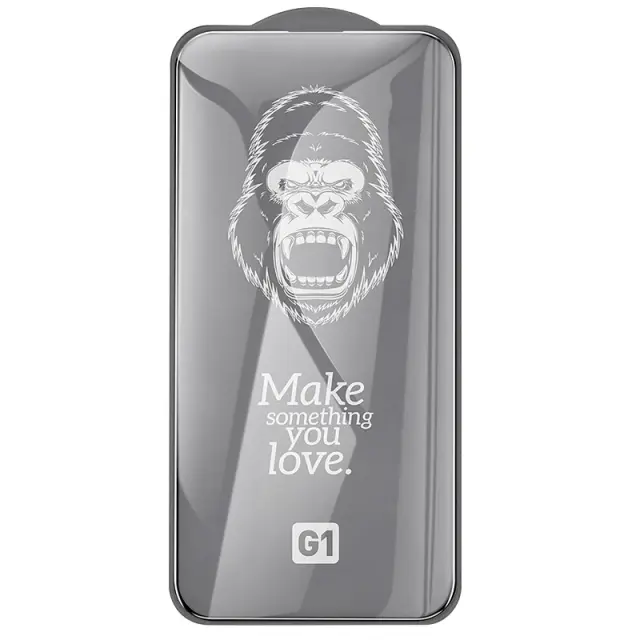 Tempered Glass Hoco Premium Series G1 0.33mm Flash Attach Full Silk Screen HD για Apple iPhone 15 Pro Max 3