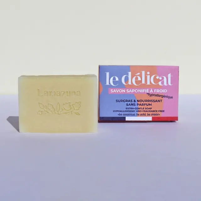 Lamazuna Extra Gentle Soap Le Délicat – Φυσικό, Yποαλλεργικό, Σαπούνι Πολύ Απαλού Καθαρισμού Για Όλους Τους Τύπους Δέρματος 3