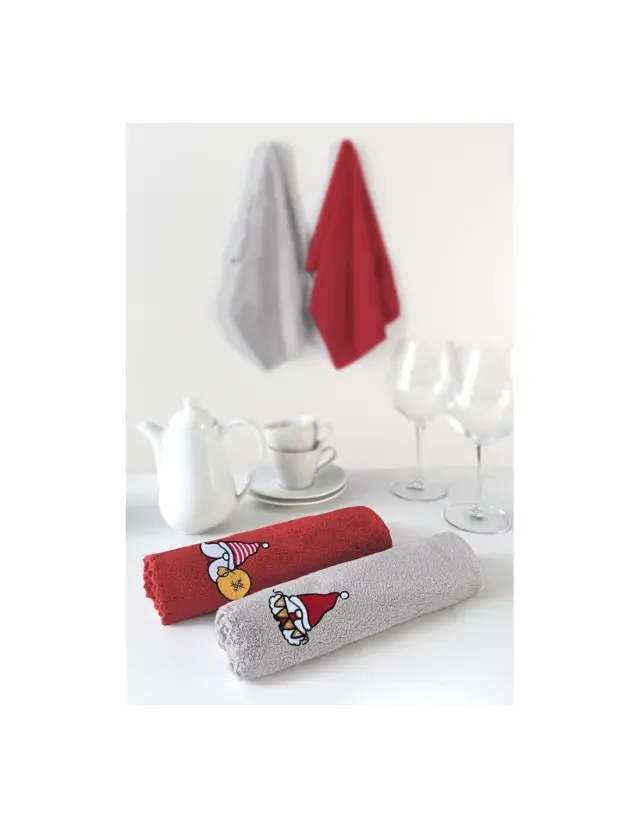 Σετ Πετσέτες 2 Τεμαχίων Saint Clair Christmas Towels Set 4 35x50 3