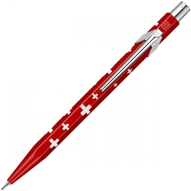 Caran d’Ache 844 Μεταλλικό Μηχανικό Μολύβι 0.7mm Ελβετική Σημαία